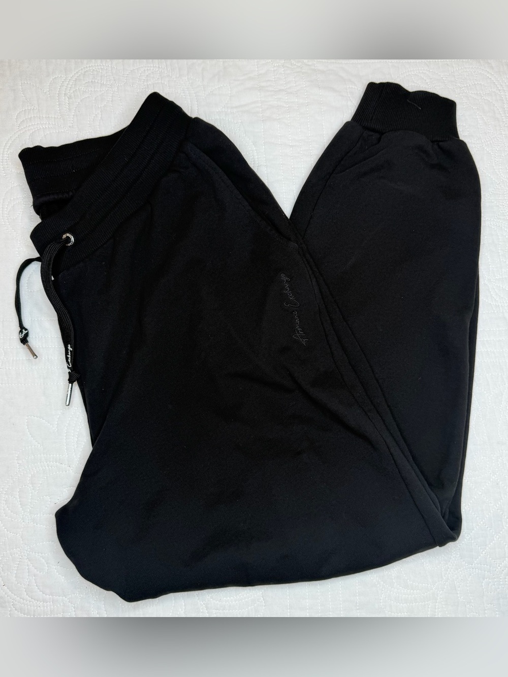 Armani Exchange Jogger Black Sweatpants Men’s Large Joggers Athletic Comfy